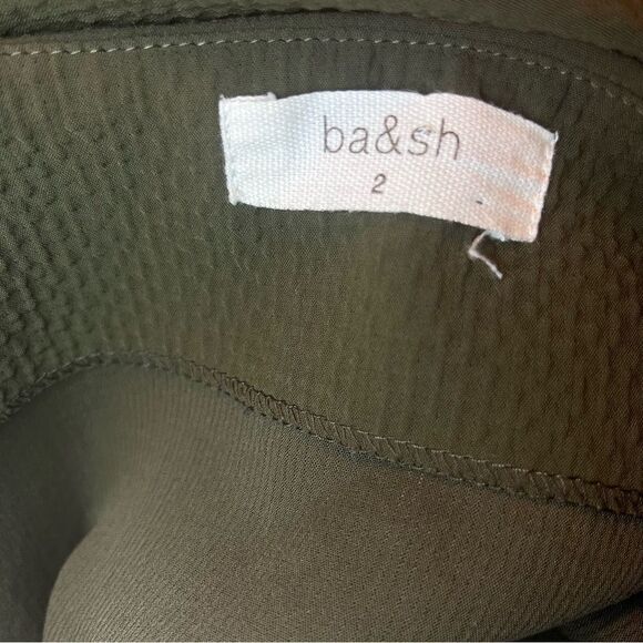 Ba&sh Puff Half Sleeve Split Back Blouse - Picture 8 of 9